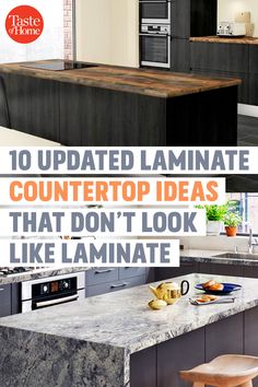 the top 10 updated laminate countertop ideas that don't look like laminate