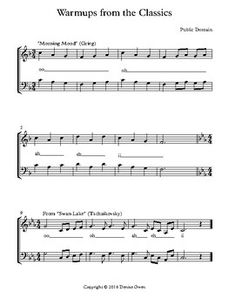 sheet music with words and notes for the song warms from the classic album,