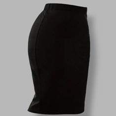 Quality Women's Clothing Chic Black Midi (Knee) Skirt Easy Wear! Easy Care! Your New Favorite Go-To Skirt Chic Black Stretch Midi (Knee Length) Skirt! All Day Comfort Elastic Waist For Perfect Fit! Figure Flattering! Versatile Day To Night Wear! Perfect Travel No Wrinkle Wardrobe Essential! Fashion Made Simple Classic Chic Black Midi Skirt Maximum Stretch Figure Flattering All Day Comfort Wear Perfect Fit Elastic Waist Perfect Travel Essential No Wrinkle Easy Wear Easy Care Excellent New Conditi Black Fitted Short Skirt, Fitted Black Short Skirt, Black Mini Pencil Skirt For Party, Fitted Black Mini Skirt, Fitted Short Skirt For Date Night, Elegant Pencil Skirt Skort For Date Night, High Waist Black Pencil Skirt For Formal Occasions, High Waist Black Formal Pencil Skirt, Black Mini Pencil Skirt With Lining