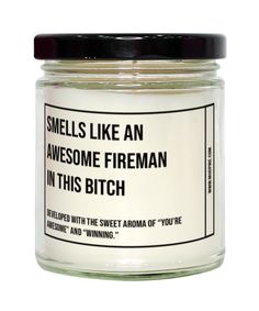 Unveil the power of humor and fragrance with our "Smells Like an Awesome Fireman in This Bitch" candle. Perfect for every Fireman, this candle blends wit with aromatic excellence, creating an ambiance that stands out. Whether you're seeking a unique gift, enhancing your home atmosphere, or adding a touch of fun to your workspace, this candle is your ultimate choice. It's a thoughtful gift for the Fireman in your life. It's perfect for housewarmings, graduation, birthday, Christmas, Mother's Day, Father's Day or just because! Surprise your friends and loved ones with this quirky and fun candle. Fireman SCENTS SOY WAX CANDLE - Relaxing aromatherapy experience from beginning to end. MADE USING THE FINEST SAGE AND LAVENDER FRAGRANCES - Our fragrances that are skillfully enhanced sage and laven Firemen Humor, Birthday Fireman, Candle Blends, The Fireman, Sage And Lavender, Fireman Birthday, Firemen Gifts, White Pillar Candles, Candle Smells