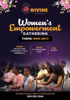 the divine women's improvement gathering flyer