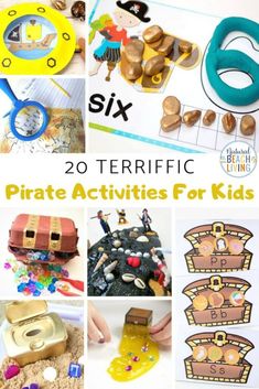 there are many pirate activities for kids to play with