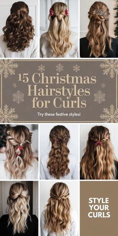 #ChristmasHairstyle #HolidayHair #FestiveHair #WinterHair #ChristmasPartyHair #HolidayPartyLook #ChristmasBeauty #HolidayGlam #ChristmasHairInspo #WinterHairstyles #HolidayHairIdeas #ChristmasHairGoals #FestiveHairInspiration #WinterHairTrends #ChristmasHairTutorials #HolidayHairStyles #ChristmasHairGoals #WinterHairInspo Curly Christmas Hairstyles, Holiday Curly Hairstyles, Christmas Hairstyles For Curly Hair, Hairstyles For Christmas Party, Easy Holiday Hairstyles, Holiday Hairstyles Easy, Down Styles, Holiday Updo, Winter Hair Trends