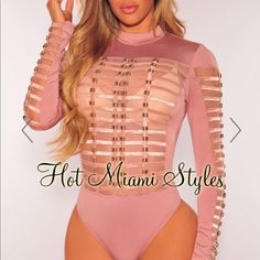 Nwt Hot Miami Styles Bodysuit. Stretchy Material. Size Small, It Can Also Fit An Xs. Sold Out Online! Cute Bodysuits, Yellow Bodysuit, Sequin Bodysuit, Strapless Bodysuit, Hot Miami Styles, Bodysuit Top, Miami Fashion, Material Girl, Sleeveless Bodysuit