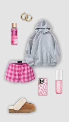 Pajama Ideas For Women, Cute Outfit Layouts, Six Flags Outfit, Pj Fits, Cute Pj Outfits, Cute Pajama Outfits, Basic Girl Outfit, Pj Day, Outfit Layout