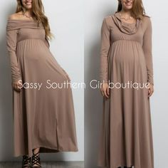 New Mocha Off Shoulder Cowl Neck Maternity Maxi Dress. Boho Western Hippie Coastal Farmhouse French Vintage Renaissance Victorian Anthropologie Beach Madwell Lace Christmas Yellowstone Holiday Shabby Chic Rustic Preppy Tropical Gypsy Spell Anthropologie Coachella Festival Love And Lemons Free People Faux Fur Urban Closet Details Please Read No Low-Ball Offers Shipping 1-4 Days No Exchanges Per Posh Bx93 Urban Closet, Preppy Tropical, Girls Boutique Dresses, Maxi Dress Boho, Maternity Maxi Dress, Coachella Festival, Maternity Maxi, Southern Girl, Coastal Farmhouse