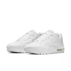 Nike Air Max LTD 3 "White" Men's Shoe View 6 White Leather Nike Air Max For Streetwear, White Leather Sneakers With Air Cushioning, Classic White Sneakers With Padded Tongue, Nike Air Max Leather With Cushioned Footbed, Nike Air Max Leather Shoes With Cushioned Footbed, Classic Leather Sneakers With Padded Tongue, Nike Air Max Leather Lace-up With Air Max Cushioning, Nike Air Max Sporty Leather Shoes With Air Cushioning, Nike Air Max Leather Low-top With Air Cushioning