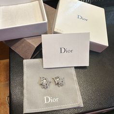 Purchased At Saks Fifth Ave And Only Wore A Few Times Dior Jewelry, Earrings Color, Clip On, Saks Fifth, Clip On Earrings, Dior, Jewelry Earrings, Women Jewelry, Silver