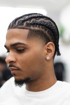 Twist Hair Men, Box Braids Men, Braids With Fade