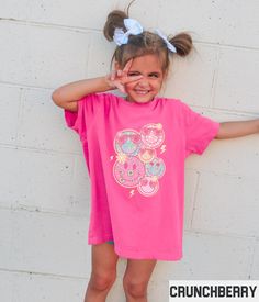 Our retro smiley face graphic tee features a leopard and flower happy face collage design. This Comfort Colors tee pairs perfectly with the adult, kids, and toddler versions (linked below). ✩ ✩ 𝗧𝗼𝗱𝗱𝗹𝗲𝗿 𝗕𝗲𝗹𝗹𝗮 𝗖𝗮𝗻𝘃𝗮𝘀 𝗧𝗲𝗲: https://starrieapparel.etsy.com/listing/1703013782 ✩ 𝗞𝗶𝗱𝘀 𝗕𝗲𝗹𝗹𝗮 𝗖𝗮𝗻𝘃𝗮𝘀 𝗧𝗲𝗲: https://starrieapparel.etsy.com/listing/1717190205 ✩ 𝗞𝗶𝗱𝘀 𝗖𝗼𝗺𝗳𝗼𝗿𝘁 𝗖𝗼𝗹𝗼𝗿𝘀 𝗧𝗲𝗲: https://starrieapparel.etsy.com/listing/1728071839 ✩ 𝗔𝗱𝘂𝗹𝘁 𝗕𝗲𝗹𝗹𝗮 𝗖𝗮𝗻𝘃𝗮𝘀 𝗧𝗲𝗲: https://starrieapparel.etsy.com/listing/1717164829 Kids Smiley Face Shirt, Youth Flower Smile Face Retro Graphic Tee, Girls Leopard Happy Face Tshirt, Cute Girly Summer Comfort Colors T-shirt ✩ Our shop uses direct-to-garment printing to make our products. The design ink Playful Hello Kitty T-shirt For Summer, Playful Relaxed Fit T-shirt With Character Print, Playful Hello Kitty Print T-shirt For Summer, Hello Kitty Print Playful T-shirt For Summer, Playful Hello Kitty Summer T-shirt, Playful Pink Relaxed Fit T-shirt, Playful Pink T-shirt With Screen Print, Playful Pink Tops With Screen Print, Playful Pink Top With Screen Print