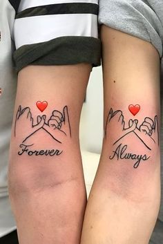 #TattooArt #InkLife #BodyArt #TattooInspiration #InkedUp #TattooLove #TattooedWomen #TattooedMen #InkCommunity #TattooStories Matching Heart Tattoos, Married Couple Tattoos, One Direction Tattoos, Matching Bff Tattoos, Tattoo Mom, Partner Tattoos, Friends Tattoo, Best Couple Tattoos, Cute Matching Tattoos