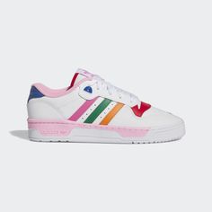 adidas Rivalry Shoes - White | Women's Basketball | adidas US Basketball Lifestyle, Girls Dream Closet, Adidas Rivalry, Preppy Southern, Vintage Silhouette, Shoe Inspo, Swag Shoes, Shoe Fits