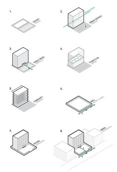 the diagram shows how to use different shapes and sizes for an object that looks like a box