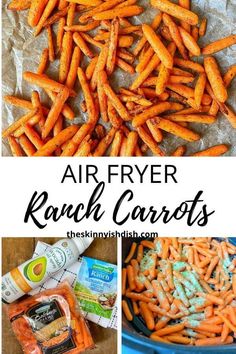 air fryer ranch carrots are the perfect side dish for any party or gathering