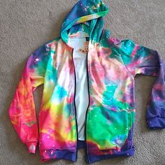 Selling A New With Tags Let's Rage Jacket In Size Large. Galaxy Motif. Trendy Purple Hooded Outerwear, Purple Hooded Outerwear For Spring, Casual Rainbow Outerwear For Fall, Trendy Rainbow Long Sleeve Outerwear, Rainbow Long Sleeve Winter Outerwear, Trendy Multicolor Hooded Outerwear, Trendy Rainbow Outerwear For Fall, Trendy Rainbow Outerwear For Spring, Colorful Casual Outerwear For Spring