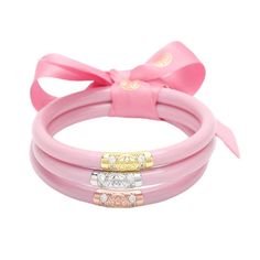 Now big girls can enjoy the beauty of our famous pink All Season Bangles. Sealed with our Three Kings bead, the set of three peony pink bangles is perfect for spring and summer and wonderful paired with gold, silver, or rose gold AWB®. Each set has our exclusive Lotus prayer bead in yellow gold, white gold, and rose gold…thus the name Three Kings, paying tribute to the three hues of gold. Made in Thailand. Pink Bangles, Aubergine Color, Bangle Box, We Three Kings, Black Amethyst, Turquoise Crystal, Three Kings, Pink Turquoise, Red Crystals