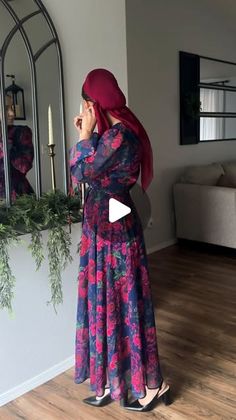 Sasha on Instagram: "GRWM in this dreamy @the_hermoza dress✨|AD

Comment SHOP below to receive a DM with the link to shop this post on my LTK ⬇ https://liketk.it/51gvP

Ladies how do we explain the feeling of getting a new dress to the boys?✨ I’m absolutely in love with this maxi dress! From the elegant floral print to the flowy silhouette, every detail feels effortlessly chic. Perfect for all your holiday looks this winter!

.
.
.
.
.
#hermoza #ad #grwmoutfit #grwmreel #winterdress #ltkstyle #modestdresses #maxidresses #outfitinspirations #holidaydress #dressstyle 
maxi dresses. modest dress fashion. winter dress. holiday look. princess treatment. outfit Inspo. ootd. get ready with me. elegant style."