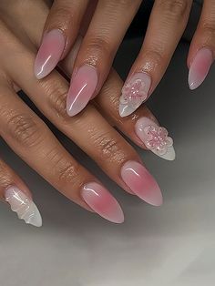 Baby Pink  Collar   Animal,Colorblock,Geometric,Graphic,Plain,Plants Color Nails,3D Nails Embellished   Nail,Hand & Foot Care Baecation Nails, Banquet Nails, Short Almond Shaped Nails, Occasion Nails, Pedicure Manicure, Easy Nails, Almond Shape Nails