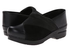 Dansko Patchwork Pro Black - Zappos.com Free Shipping BOTH Ways Non-slip Slip-on Clogs For Work, Durable Slip-on Clogs For Workwear, Fade-resistant Slip-on Clogs For Workwear, Black Clogs With Arch Support For Work, Comfortable Workwear Clogs With Arch Support, Comfortable Clogs With Arch Support For Work, Comfortable Slip-resistant Clogs For Work, Clog Shoes, Pro Black