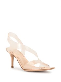 Shop Gianvito Rossi Metropolis slingback sandals with Express Delivery - FARFETCH Glitter Sandals, Sandals White, Italian Shoes, Leather Heels Sandals, Slingback Sandals, Patent Leather Heels, Slingback Heel, Open Toe Sandals, Slingback Sandal