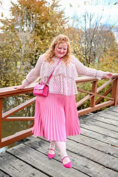 Styling My Kate Spade Lovitt Bag and Meg Mules Strawberry Witch, Toothpaste Kisses, Blue Outfit Winter, Coat Wardrobe, Chubby Fashion, Full Figure Fashion, Peachy Keen