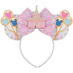 PRICES MAY VARY. Design from fairy tales: each of our mouse ear headbands design inspiration from fairy tales of princess characters, the princesses active, kind, brave characteristics expressed in our mouse ear, hope you will like! Well made: Mouse ears headband adopted high-quality handmade materials. Fine workmanship to ensure that each headband is thick and upright, with elasticity will not headache hair bands suitable for kids, adults wear. Wide application: The mouse ears headband for wome Christmas Headbands, Disneyland Birthday, Disney Ears Headband, Sequin Pink, Pink Mouse, Cute Disney Outfits, Disney Headbands, Minnie Ears Headband, Black Castle