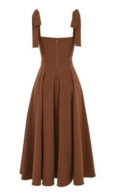 SPLIT MAXI DRESS IN BROWNIf you want to be a sexier, more attractive woman, check out our Split Maxi Dress in Brown. This dress is designed to show off your beautiful figure with its waist-in design. The slit design adds a touch of glamour, making you the most dazzling girl in any crowd. The brown color gives you a composed and sophisticated look.Where to Wear Garden parties Brunch dates Picnics Afternoon tea Vacations How to StyleTeam this dress with delicate mules or flat sandals and a woven t Midi Sundress, Beautiful Figure, Split Maxi Dress, Garden Parties, Brown Dress, Plus Dresses, Ruched Dress, Your Beautiful, Corset Dress