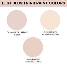 the best blush pink paint colors