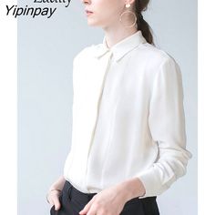 Shipping: Worldwide Express Shipping AvailableDelivery time: 🚚7-15Days Fast ShippingReturns: Fast refund,💯100% Money Back Guarantee.Brand Name: ZadilyFabric Type: BroadclothPattern Type: SolidFit Type: Regulai FitStyle: Office LadyThickness: ThinOrigin: Mainland ChinaCN: GuangdongClothing Length: RegularMaterial: PolyesterElasticity: Non StrechDecoration: NONEMaterial Composition: Synthetic fiberSleeve Length(cm): FullAge: 25-34Release Date: Winter 2022Season: All seasonClothing Patterns: STRA Women Tops Design, Blouse 2023, Spring Work, Female Tops, White Shirts Women, Korea Style, Pleated Blouse, Spring Women, Basic Shirts