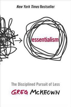 a book cover with the words essentialism and an image of a bunch of wires