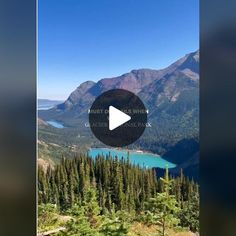 a scenic view of the mountains and water from a viewpoint point on a clear day