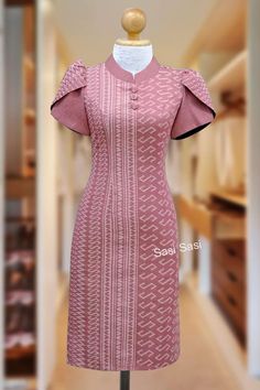 Model Dress Batik, Batik Kombinasi, Projek Menjahit, Simple Frock Design, Stylish Kurtis Design, Batik Modern, Gamis Dress, Model Gamis, Simple Frocks