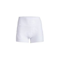 Reese in Optic White - Eugenia Kim Sporty White Shorts With Short Inseam, White High-waisted Athletic Shorts With Built-in Shorts, White Sports Shorts With Short Inseam, White Stretch Athletic Shorts With Short Inseam, White Fitted Athletic Shorts, Fitted White Athletic Shorts, Fitted White Sporty Shorts, White Compression Athleisure Shorts, White Athletic Shorts With Short Inseam For Sports