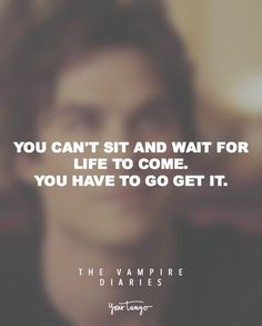 the vampire quote is shown with an image of a man's face in the background