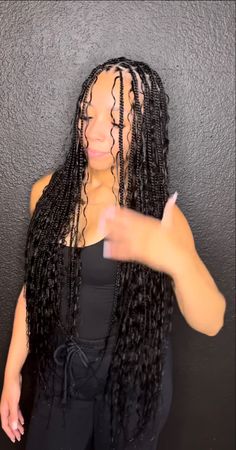 Godness Boho Braids, Blowout Hair Curls, Bhaddie Hairstyle, Latest Braids, Extension Hairstyles, Wigs Hairstyle, School Baddie, Twist Curls