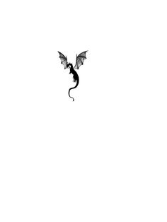 a black and white photo of a flying dragon