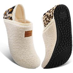 PRICES MAY VARY. Crafted with teddy and super soft fleece for indulgent softness, Athmile slippers for women men indoor offer a cocoon-like embrace for your feet. Slip them on effortlessly with two versatile options: closed back or step-on design, perfect for indoor and outdoor use. Experience the ultimate with slip-on style and sturdy construction, making womens mens slippers socks perfect for quick errands or lazy weekends at home. Super lightweigt, barefoot slippers feel and flexible just like socks, providing you great comfortable and freedom feeling. Athmile cozy house slippers for woman own soft rubber sole with a non-slip textured outsole for good traction on tile and hardwood floors, ensuring your feet feel pampered without the worry of slipping. The removable and foldable insoles Cozy Gifts For Women, Useful Gifts For Women, Women’s Slippers, Gifts For Women Who Have Everything, Slippers Womens Flats, Snow Shoes Women, House Slippers Womens, Useful Gift Ideas, Leopard Slippers