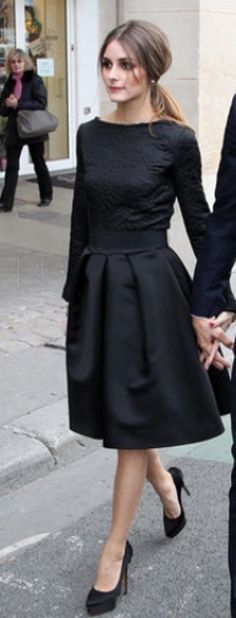 Olivia Palermo Paris Mode, Looks Street Style, Looks Black, Style Crush, Looks Chic