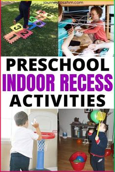 Fun indoor physical activities for preschool children. These fine motor and gross motor games for kids are a perfect way to keep the kids active during indoor recess while you are stuck inside at home. #activitiesforkids #preschoolactivities #gamesforkids Indoor Recess Ideas Preschool, Motor Games For Kids, Indoor Activities For Preschoolers, Indoor Physical Activities, Gross Motor Games, Indoor Recess Games, Indoor Recess Activities, Recess Activities, Recess Games