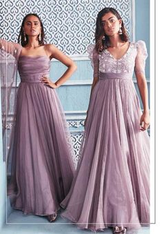 Lavender Gowns, Gowns For Bridesmaids, Lavender Outfits, Stop Obsessing, Designer Bridal Lehenga Choli, Dusty Lavender