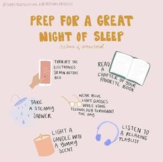 These six easy tips are great ways to relax and unwind when preparing for a night of sleep. Getting enough rest is extremely important for your mental health and wellbeing. There are many ways you can help yourself get a good night’s sleep and practice some self care while you do it. Next time you are getting ready for bed, add these tips to your nightime routine! 🎨 - @simplysophiedesigns x @justgirlproject Sleep Hacks, How To Sleep, Vie Motivation, Positive Self Affirmations, Night Routine, Great Night, Self Motivation