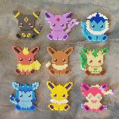 the pixel art is made to look like pokemons