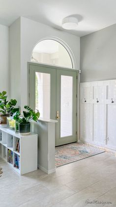 a living room filled with furniture and plants