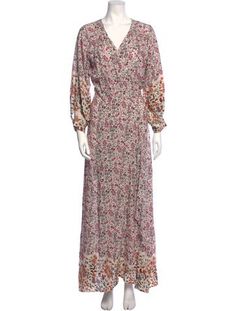 Natalie Martin DressFloral PrintThree-Quarter Sleeve with V-NeckButton Closure at FrontDesigner Fit: Dresses by Natalie Martin are typically designed for an oversize fit. Fall V-neck Maxi Dress For Daywear, Fall Daywear V-neck Maxi Dress, Printed V-neck Maxi Dress For Daywear, Floral Print V-neck Dress For Daywear, Natalie Martin Dress, Natalie Martin, Floral Print Dress Long, Zimmermann Dress, Quarter Sleeve