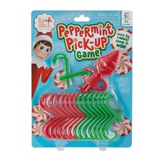 the elf in the hat peppermint pick up game