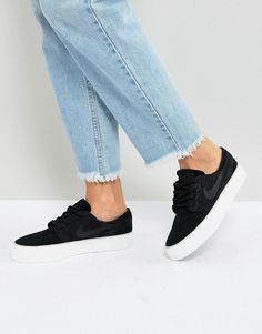 Nike Sb Zoom Janoski Ht Trainers In Black  £70.00  Free Delivery & Returns* Nike High Tops, Nike Sb, Street Style Looks, Lace Up Shoes, Nike Shoes, High Tops, Lace Up