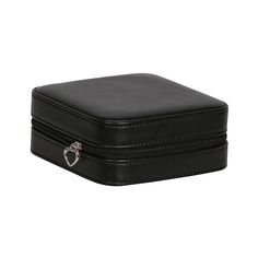 Mele and Co Dana Vegan Leather Jewelry Box in Black Pretty and practical, the Dana jewelry box and travel case keeps you focused on the essentials. With enough storage to keep your favorites near to hand and its elegant vegan leather finish, this jewelry case is just the ticket for any weekend ramble. Faux Leather Jewelry, Leather Mirror, London Bags, Leather Jewelry Box, Travel Jewelry Box, Travel Jewelry Case, Black Travel, Drawstring Pouch, Leather Travel