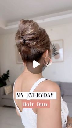 Shalini Samuel on Instagram: "My Go To Hair Bun 💋 . . . . #bun #updo #bunhairstyle #messybun #easyhairstyles #quickhairstyles #summerhair #summerhairstyles #hair #hairstyle #hairtutorial" Messy French Twist Updo, Bouffant Bun, Easy Buns, Say It Right, Long Hairdos, Hair Mistakes, Low Bun Hairstyles, Hair School