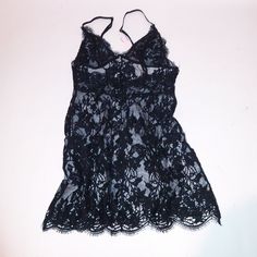 Victoria Secret Lingerie Chemise Slip Xs Black Allover Lace Wireless New With Tags *Bundle To Save Chavonne11 101423 Xs Recommended To Fit 30a 30b 32aa 32a 32b Black Lace Bra-friendly Camisole, Black Lace V-neck Camisole, Victoria's Secret Black Sheer Sleepwear, Black Cami Sleepwear With Lace Trim, Black Delicate Lace Camisole For Night Out, Black Lace Trim Cami Sleepwear, Fitted Black Chemise, Victoria's Secret Lace Sleepwear With Built-in Bra, Black Lace Camisole For Night Out