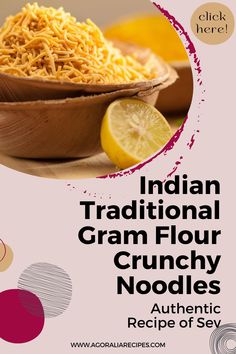 Indulge in the irresistible crunch of Sev, a beloved Indian snack! 🌟 Made from gram flour and seasoned with spices like cumin and chili, it's a staple in North India. Enjoy it solo or as a topping on dishes for added flavor. Perfect for snacking, picnics, or festive celebrations like Diwali. Easily available and long-lasting, it's a must-have in every pantry! ✨ #Sev #IndianSnack #CrunchyDelight #FestivalFavorite Crunchy Noodles, Salmon And Shrimp, Toffee Pudding, Sticky Toffee Pudding, Gram Flour